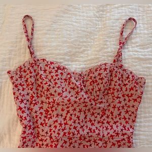 princess polly pink mini floral dress, worn once, great condition